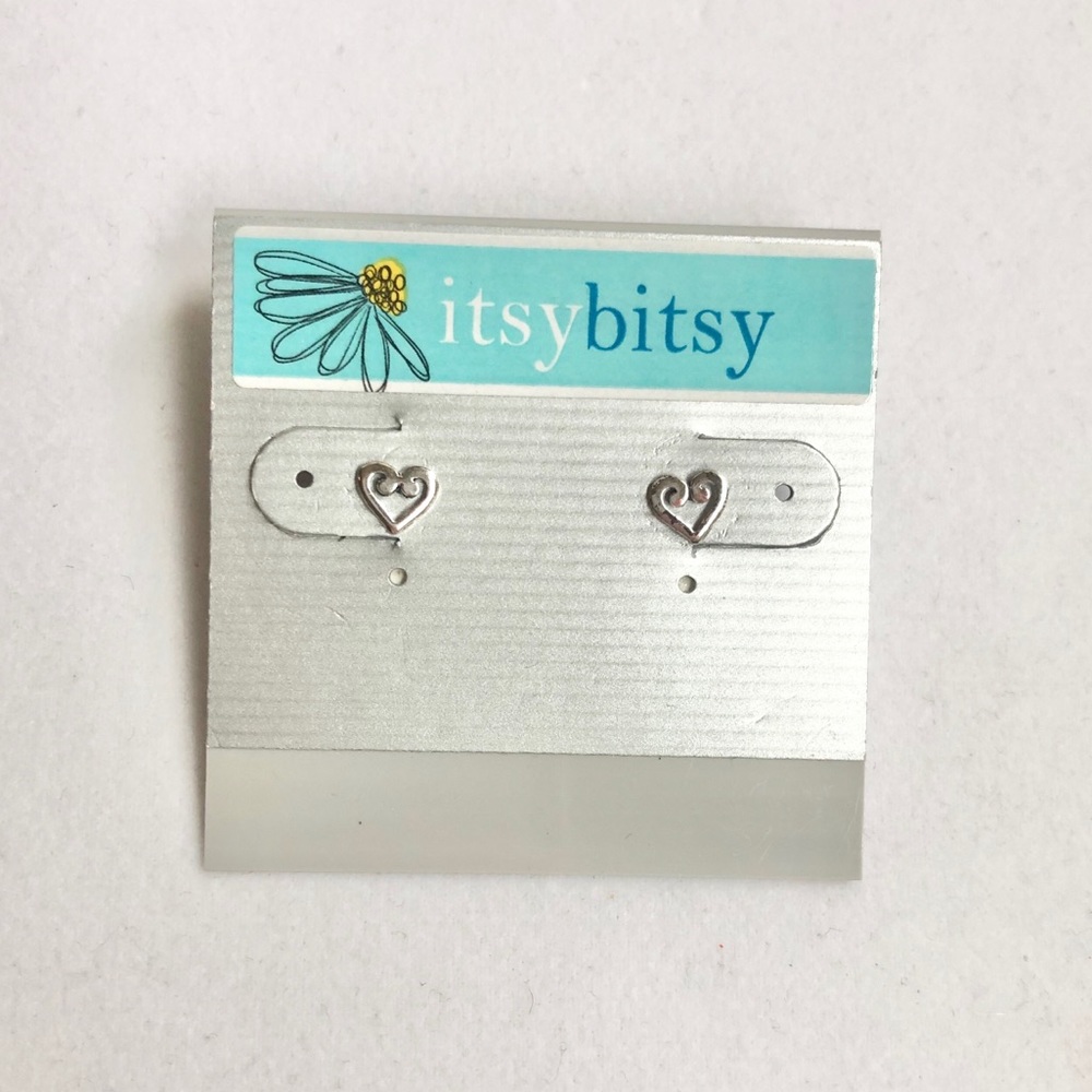 Silver Heart Earrings
